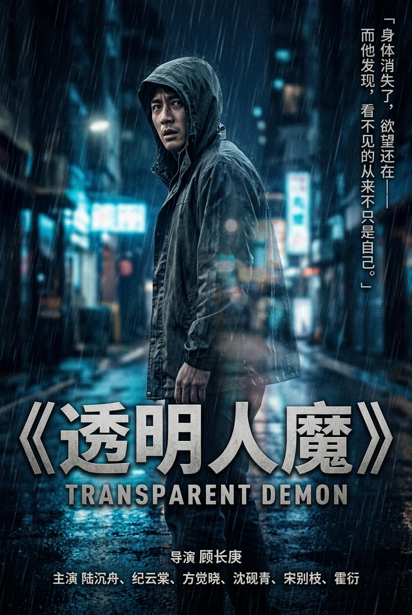 《透明人魔》海报